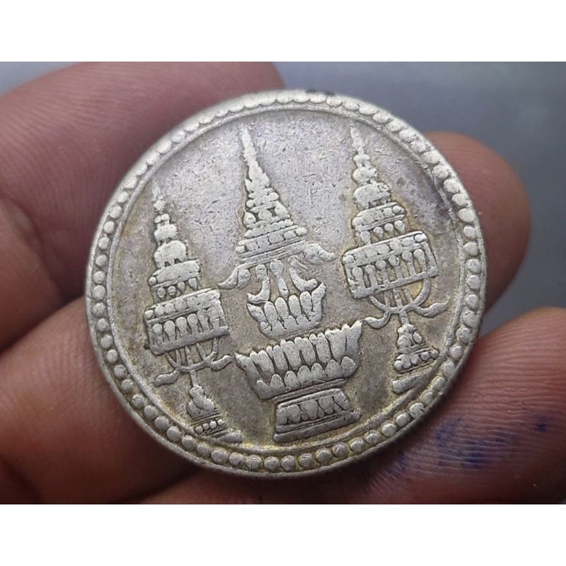 เหรียญกษาปณ์เงิน แท้ 💯% เหรียญบาทโบราณ สมัย ร.5 ตราพระจุลมงกุฎ-พระแสงจักร รัชกาลที่5 ปี 2412 #1บาท #เงินโบราณ#ร4 #หายาก