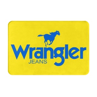 Wrangler (3) พรมเช็ดเท้า ผ้าสักหลาด กันลื่น ดูดซับน้ํา แห้งเร็ว 16x24 นิ้ว สําหรับห้องน้ํา พร้อมส่ง