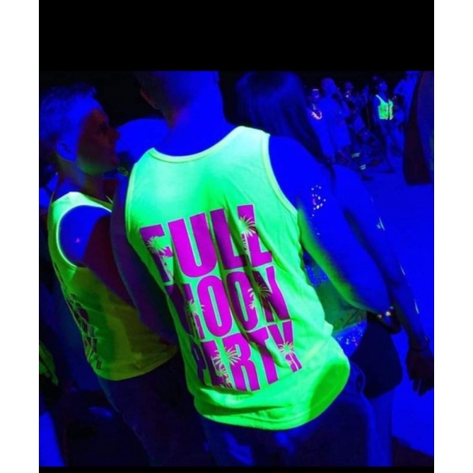 เสื้อกล้ามชายFullmoon สีนีออนสะท้อนแสง - รูปที่ 2