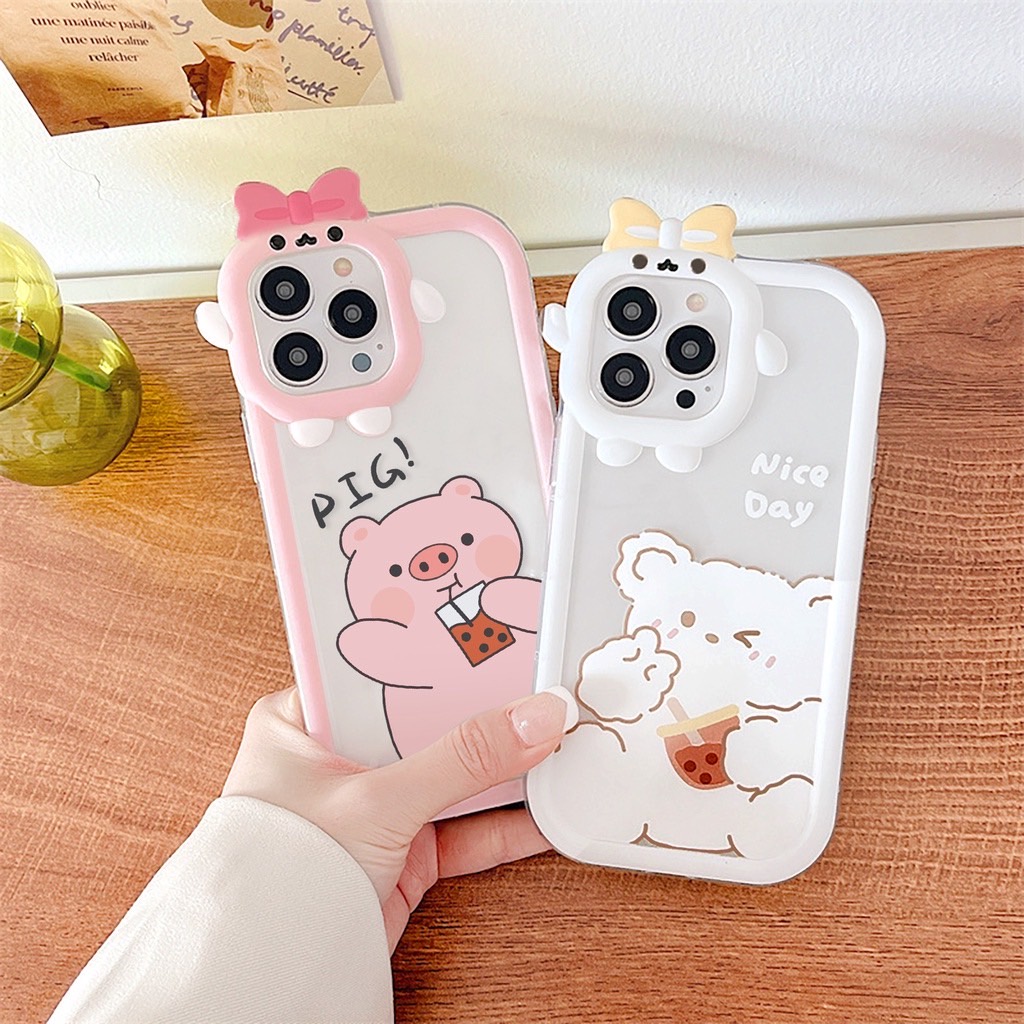 KIDDYพร้อมส่งเคสกล้องลูกเจี๊ยบคัพเค้กสําหรับรุ่น 7p/8p.11.12/12pro.12pro max.13/14.13pro.13pro max.1