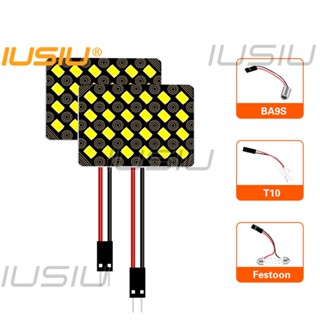 Iusiu หลอดไฟ T10 LED Festoon 31 มม. C5W BA9S T4W 194 168 W5W สําหรับติดป้ายทะเบียนรถยนต์