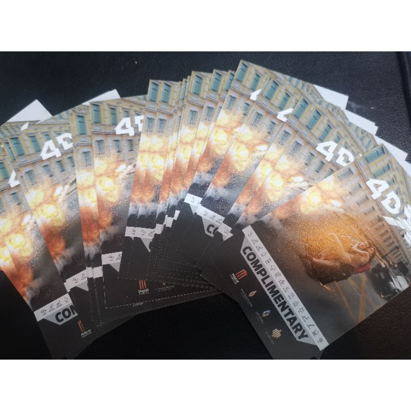 บัตร 4DX หมดอายุ 31/12/2565 ตั๋วหนัง Major