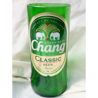 แก้ว Chang ตัดจากขวด ช้าง Chang