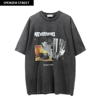 Spenzer.street | 🖤 Nevermind tee เสื้อโอเวอร์ไซส์ เสื้อผ้าสตรีท เสื้ออปป้า เกาหลี เสื้อy2k ทราวิส 2pac ฮิต 2022  มาใหม่