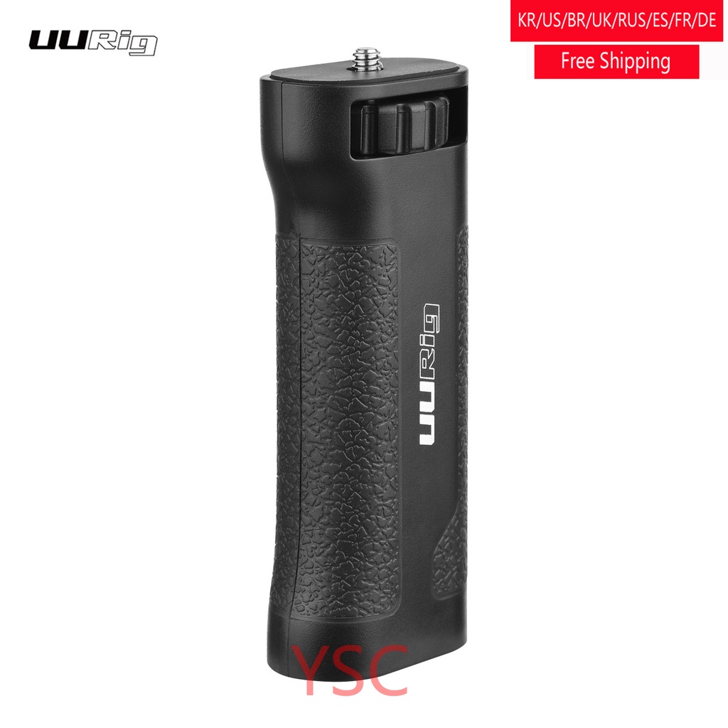UURig กล้อง Handle Grip การถ่ายภาพมือถือ Stabilizer สกรู 1/4 นิ้วสําหรับกล้อง DSLR กล้องกีฬาวิดีโอ V