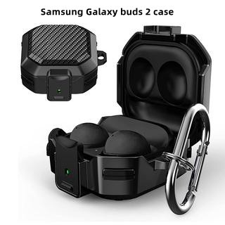 เคสหูฟัง TPU คาร์บอนไฟเบอร์ แบบแข็ง พร้อมสวิตช์ สําหรับ Samsung Galaxy buds live buds 2 Galaxy Buds2 Pro