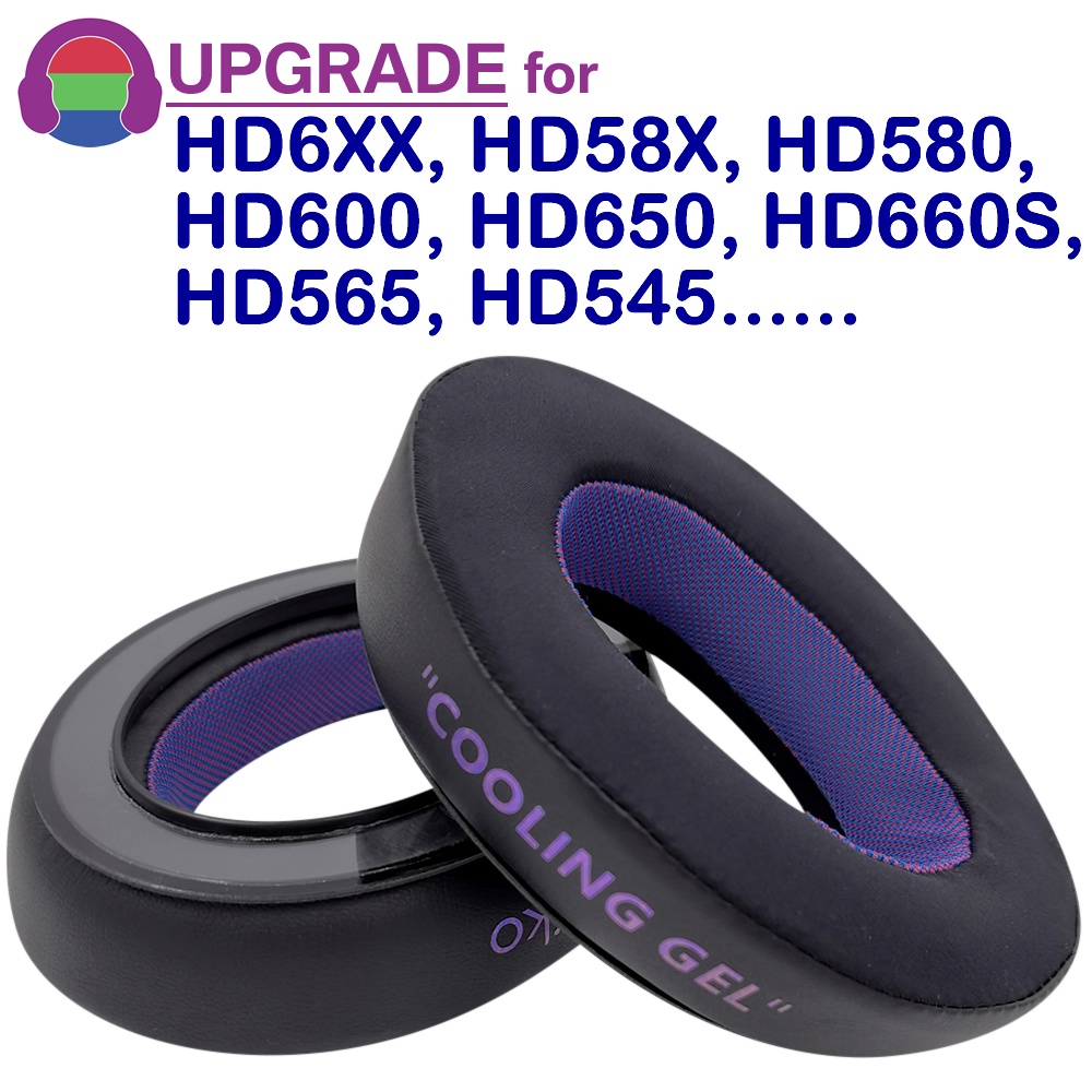 Misodiko แผ่นครอบหูฟัง แบบเปลี่ยน สําหรับอัพเกรด Sennheiser HD650 HD600 HD660S HD6XX HD58X HD580