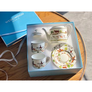 WEDGWOOD Wedgwood Live Hunting Instant Cup and saucer teapot Set