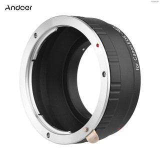 Andoer EOS-NEX Camera Lens Adapter Ring with Infinity Focus Replacement for  EOS Lens to  Alpha NEX E Mount Cameras NEX-3 NEX-5 NEX-5N A6000 A6500 NEX-C3 NEX-F3