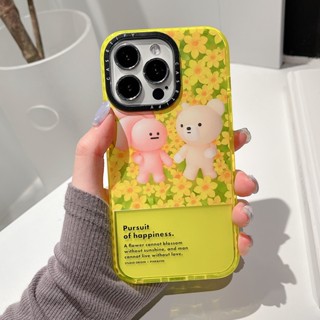 【Pink Ven】casetify เคสโทรศัพท์มือถือแบบนิ่ม TPU ใส กันกระแทก ลายแฟชั่น สําหรับ iPhone 13 Pro Max 14 Pro 12 Promax 13 Pro Max 11 XR X XS Max 7 8 Plus SE