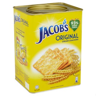 ขนมปังจาค็อบส์ครีมแครกเกอร์  Original Hi fiber  (Jacobs Biscuits Cream Crackers 600-612gm)