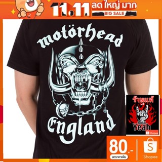 เสื้อวง Motorhead เสื้อผ้าแฟชั่น มอเตอร์เฮด ร็อคในตำนาน ลายอมตะ เสื้อวินเทจ RCM1575