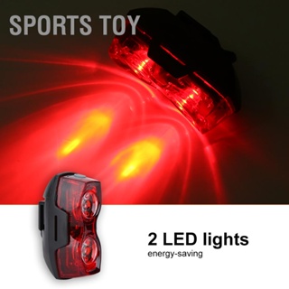 BSports ของเล่นจักรยาน Led กลางแจ้ง ไฟท้าย ไฟเตือนความปลอดภัย สีแดง อุปกรณ์เสริมสําหรับขับขี่