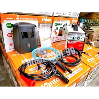 KANTO KT-MIG/MMA/TIG-220 ตู้เชื่อมมิก ตู้เชื่อมไฟฟ้า 3 ระบบ ตู้เชื่อมใช้แก๊สได้ ตู้เชื่อมTIG ตู้เชื่อมMMA