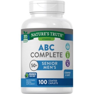 Natures Truth Senior ABC Complete Multivitamin For Men Over 50 Plus | 100 Caplets