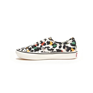 [ของแท้ ส่งฟรี จากไทย] VANS COMFYCUSH AUTHENTIC - LEOPARD POP BLACK/MULTI