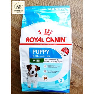 Royal Canin Mini Puppyอาหารสุนัขแบบเม็ด สำหรับลูกสุนัขพันธุ์เล็กอายุ 2-10 เดือน (ขนาด 4 kg)