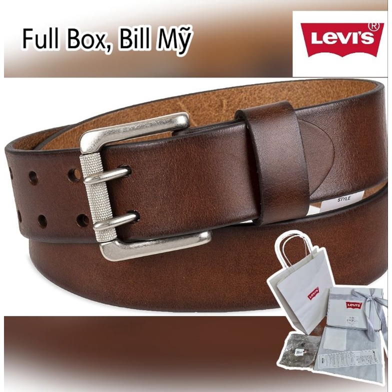 เข็มขัดหนังผู้ชาย American Levis ของแท้