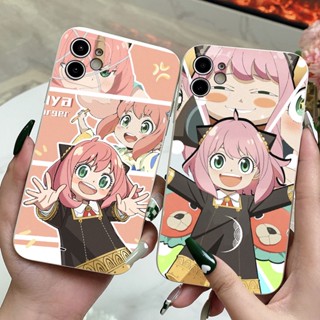 เคสโทรศัพท์มือถือ ซิลิโคนนิ่ม ลาย Spy Family Anya สําหรับ iPhone 14 13 12 Mini 11 Pro MAX XR X XS MAX 8 7 6 Plus SE3 SE2