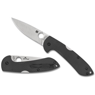 มีดพับ Spyderco Siren Sprint Run CPM-S90V Satin Plain Blade, Carbon Fiber Handles (C247CFP)