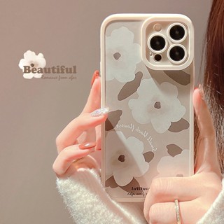 เคสซิลิโคนนิ่ม ลายดอกไม้ สําหรับ iPhone 15 Pro Max 15 Plus 14Pro 14ProMax 11 12 13 Pro Max mini X XS Max XR 7 8 Plus SE