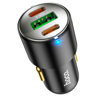 Hoco NZ6 PD45W 3 Port Car Charger หัวชาร์จในรถยนต์รองรับเทคโนโลยีชาร์จเร็ว