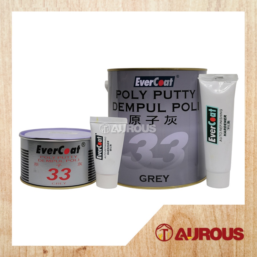 EVERCOAT 2K POLY PUTTY E33 DEMPUL PUTTY + HARDENER (GREY)