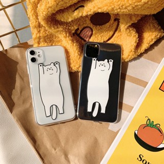 เคสโทรศัพท์มือถือแบบนิ่ม ใส ลายแมวตลก สําหรับ Xiaomi Redmi 10 Prime 4G K40 Note 11s 7 8 9 10s 9s 10 11 Pro 5G