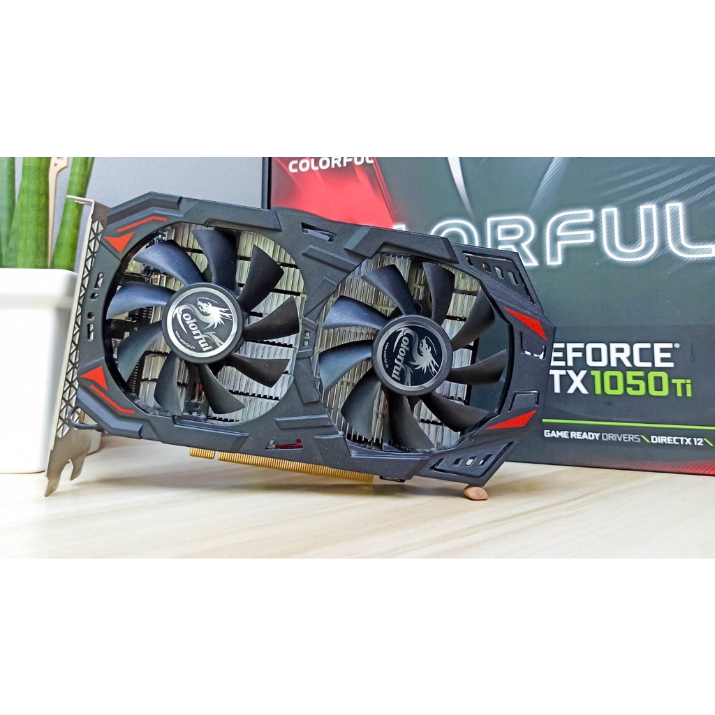 Colorful gtx 1050ti 4gb ไม่ต่อไฟเพิ่ม