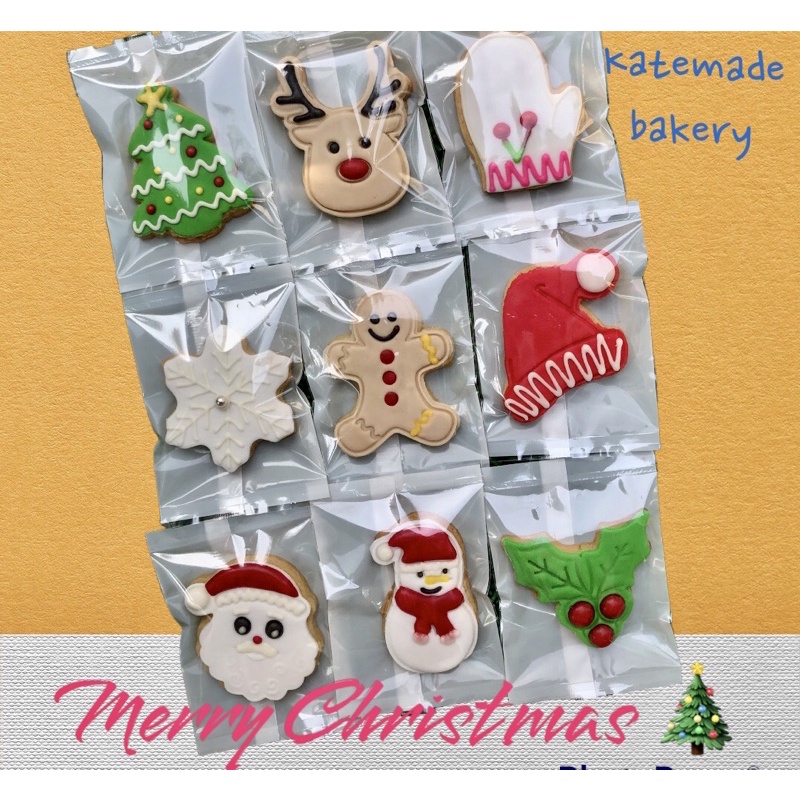 สินค้ามีพร้อมส่ง คุ๊กกี้คริสมาส Christmas cookies