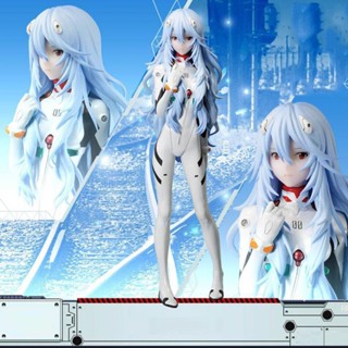 พร้อมส่ง โมเดลฟิกเกอร์ Evangelion E Prize Ayanami Rei Long Hair ขนาด 22 ซม. ของเล่นสําหรับเด็ก