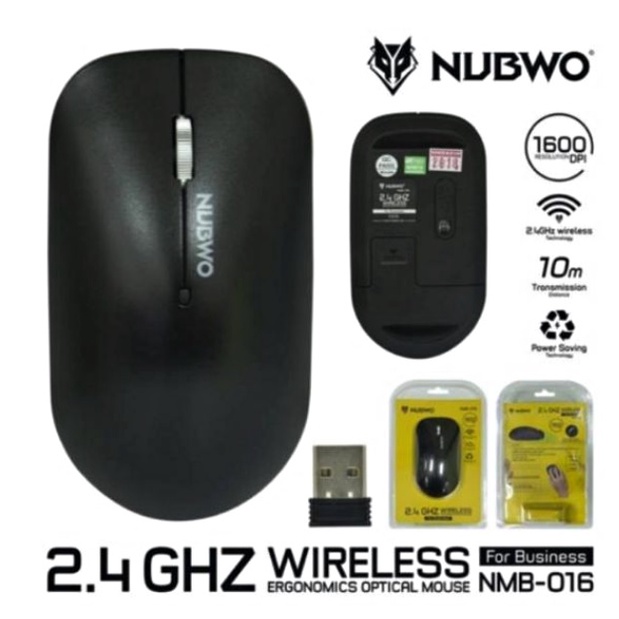 NUBWO เม้าส์ Mouse Wireless รุ่น NMB-017