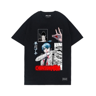 oversize T-shirt เสื้อยืด พิมพ์ลายอนิเมะ AKI HAYAKAWA CHAINSAW MAN KON | Dryco S-5XL