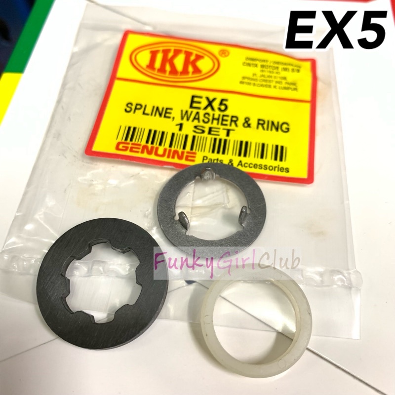 Ikk SPLINE WASHER ชุดแหวน HONDA EX5 DREAM WAVE100 WAVE CLUTCH FIBRE FIBER SET SPARE PART