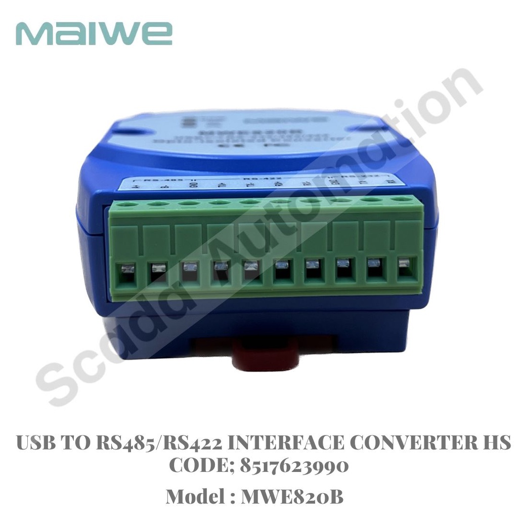 MWE820B  USB TO RS485/RS422 INTERFACE CONVERTER HS CODE; 8517623990