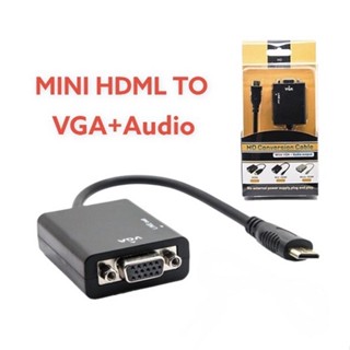 MINI เอชดีเอ็มไอ to VGA +Audio