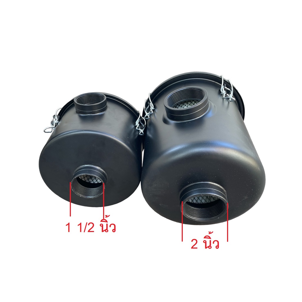 Vacuum filter สำหรับ Ring Blower หรือปั๊ม Vacuum แบบอื่นๆต่อเข้ากับ Inlet ของเครื่อง