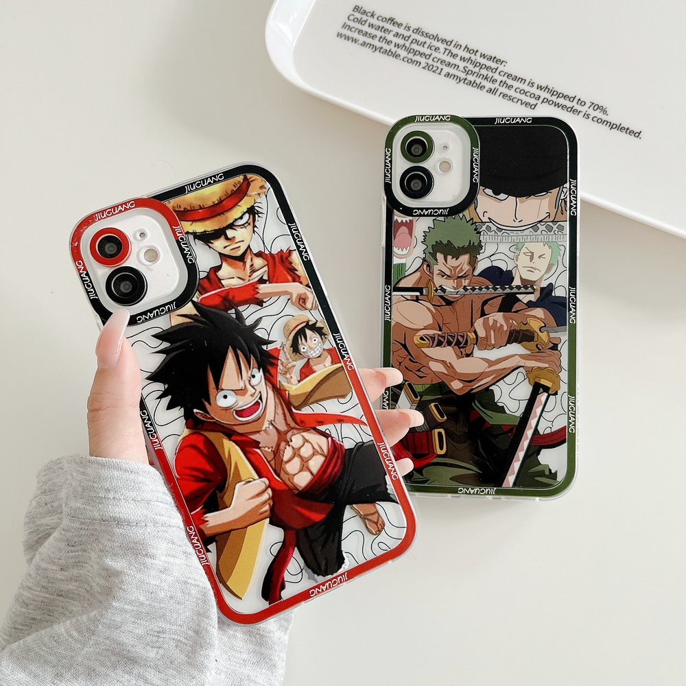 HL| เคส Vivo S1 Pro Y01 Y01A Y15S Y16 Y11 Y12 Y15 Y17 Y12A Y12S Y20 Y20S G Y21 Y21T Y31 Y33S Y33T Y22 Y30 Y35 Y50 Y71 Y81 Y91 Y93 Y95 Y91i V11i V15 V19 Neo V20 SE V21 V21E V23 V23E V25E V25 Pro Soft Animation Hot Blooded One Piece Luffy Roronoa Zoro Case
