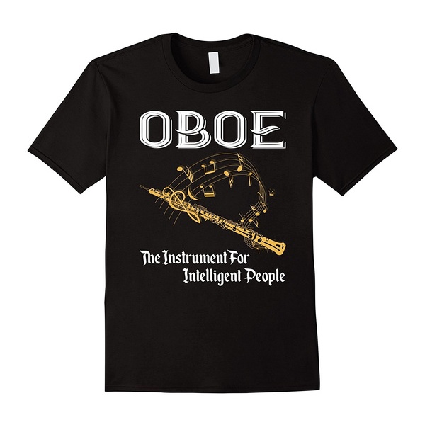 Oboe สําหรับคนอัจฉริยะเสื้อยืดผู้ชายพิมพ์เสื้อยืดเสื้อยืด