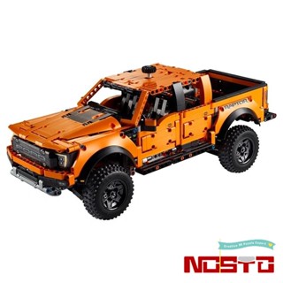 Ford Raptor F-150 Truck MOC บล็อคตัวต่อ ยานพาหนะออฟโร้ด V6 เครื่องยนต์จําลอง เทคโนโลยี 42126 ของเล่นเด็กผู้ชาย ของขวัญขนาดใหญ่