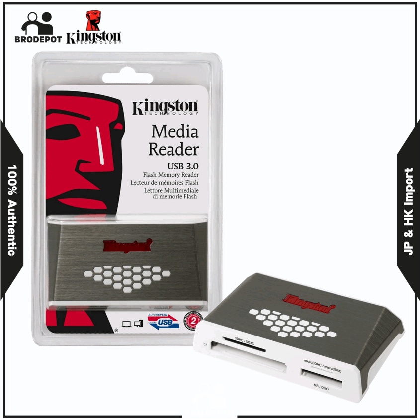 Kingston Digital USB 3.0 Super Speed MultiCard Reader for SD/SDHC/SDXC