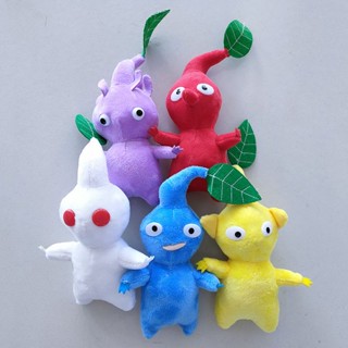 ของเล่นตุ๊กตา Pikmin สีเหลือง สีแดง สีฟ้า เหมาะกับของขวัญ สําหรับแฟนคลับสะสม