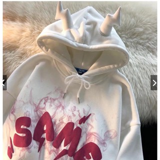เสื้อกันหนาว มีฮู้ด แฟชั่นฤดูใบไม้ร่วง ฤดูหนาว ไม่ซ้ําใคร [M-3XL]