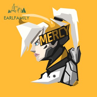 Earlfamily สติกเกอร์ ลายกราฟิก Mercy Angel Doctor Video Game ขนาด 13 ซม. x 10.7 ซม. อุปกรณ์เสริม สําหรับตกแต่งรถยนต์