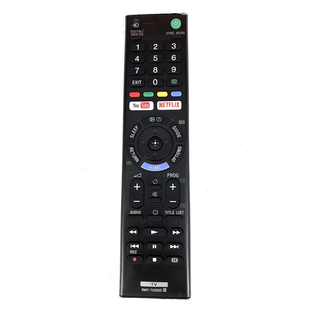 RMT-TX300E รีโมทคอนโทรลเหมาะสําหรับ Sony Led สมาร์ททีวี LCD TV พร้อม Youtube Netflix ปุ่ม KD-55XE850