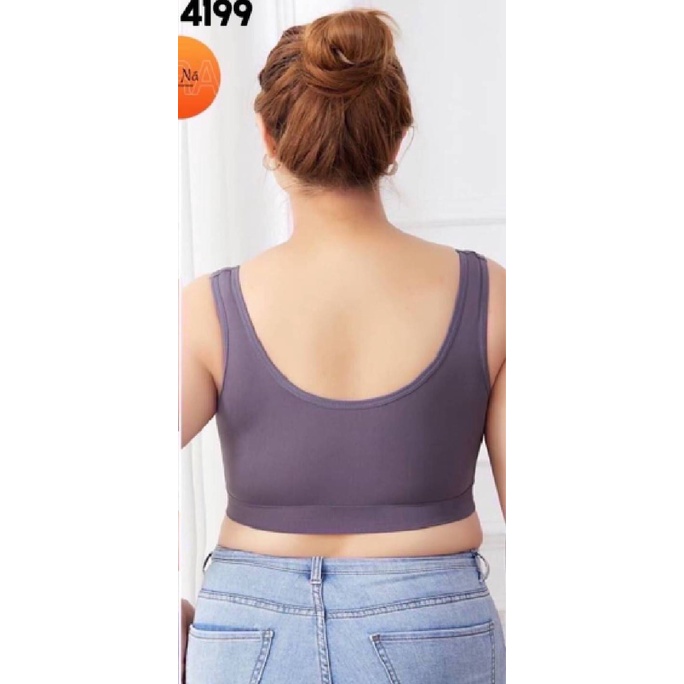 เสื้อชั้นในไซต์ใหญ่พิเศษ Beena อก 44-50 นิ้ว Sport Bra สาวอวบ เสื้อชั้นในคนอ้วน ชุดชั้นในคนอ้วน สปอร์ตบรา ไม่มีโครง - รูปที่ 6