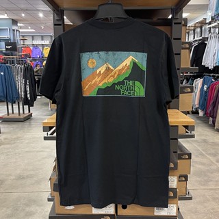 The NORTH FACE เสื้อยืดแขนสั้น ผ้าฝ้าย ระบายอากาศ ใส่สบาย สําหรับผู้ชาย