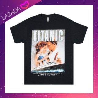 เสื้อยืด ภาพยนต์ TITANIC นำเข้าจาก UK (สินค้าพรีออเดอร์ จัดส่ง 2-3 วัน) เสื้อยืดคอกลม พร้อมส่ง T-shirt