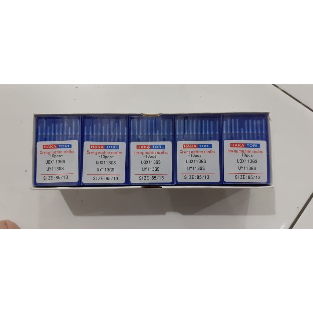 MESIN Hakatori UO x 113GS เข็มเย็บผ้า (สําหรับเครื่องยางคันไซ) (100 BJ)