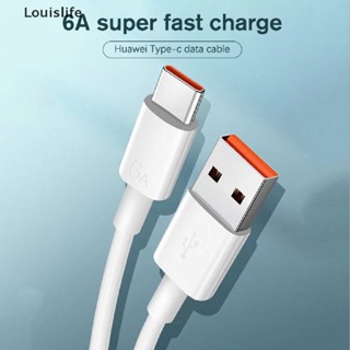 Llph สายชาร์จ USB Type-c 6A 66W 1/1.5 ไมล์ ชาร์จเร็วมาก สําหรับ xiaomi Samsung Huawei LLP